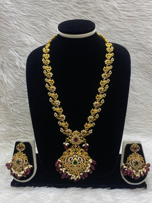 Matt Long Necklace Set